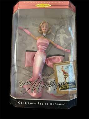 1997 Barbie as Marilyn Monroe Gentlemen Prefer Blondes Collector Edition Doll